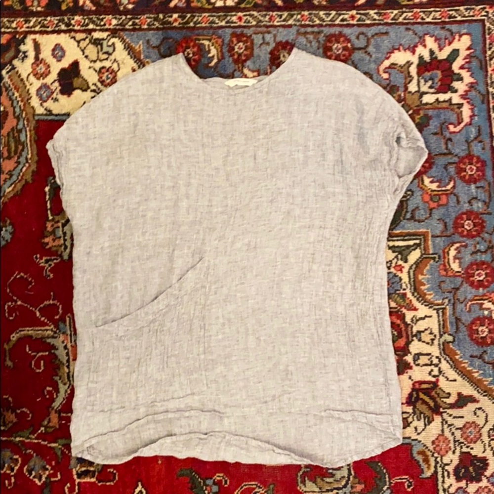 Elizabeth Suzann linen gauze Harper tunic OSM